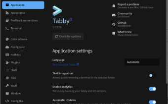Tabby(終端仿真器) v1.0.229 便攜版