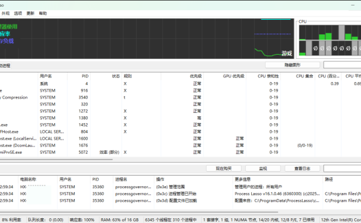 Process Lasso Pro v16.1.0.46 修改版